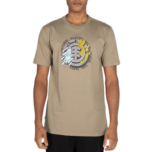 Camiseta Masculina Element Fire Water BEGE-E471A0834- -1-